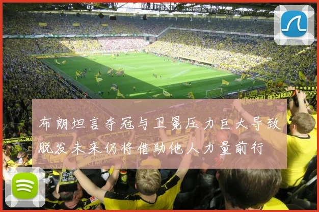 布朗坦言夺冠与卫冕压力巨大导致脱发未来仍将借助他人力量前行